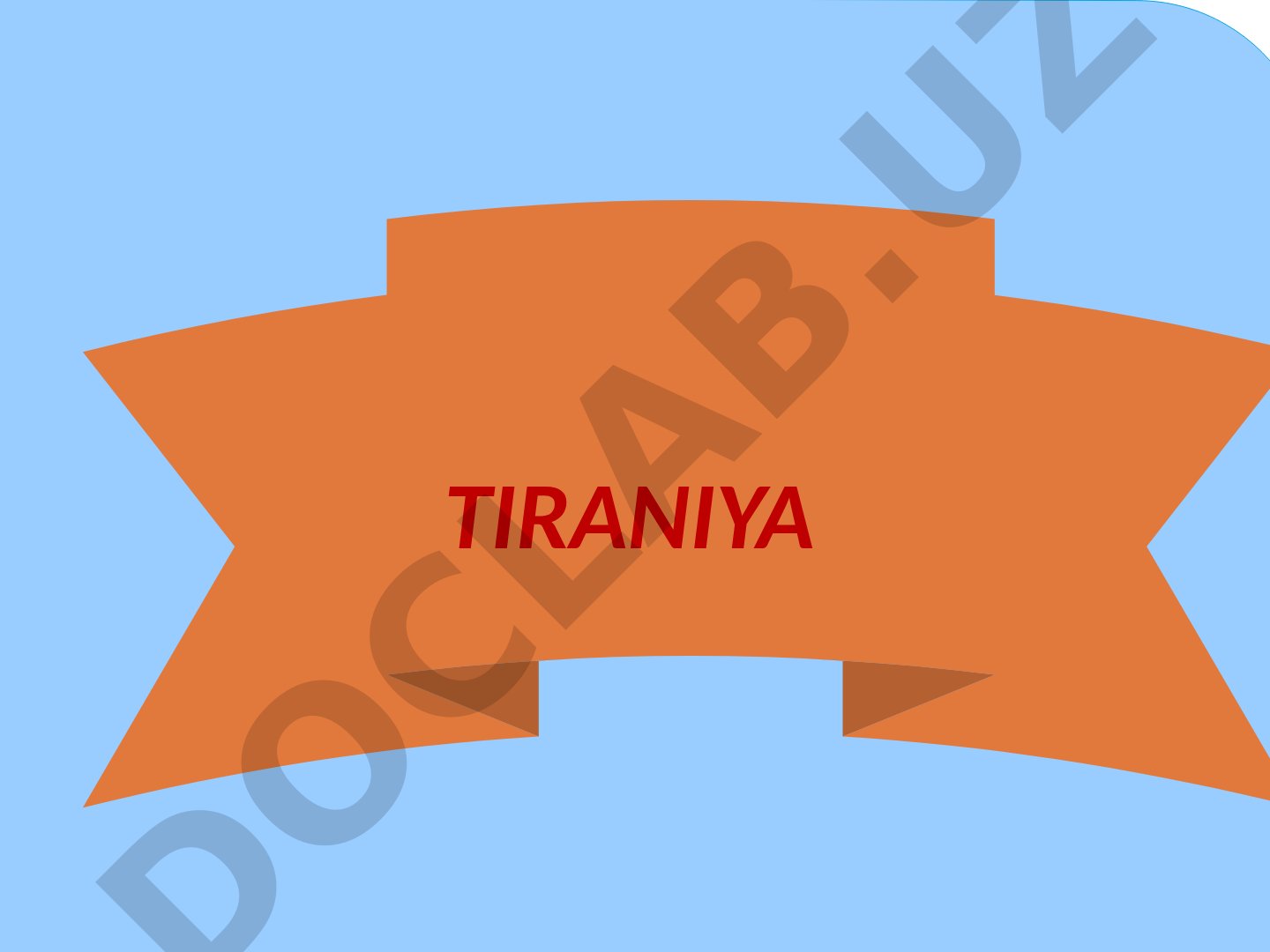 Tiraniya