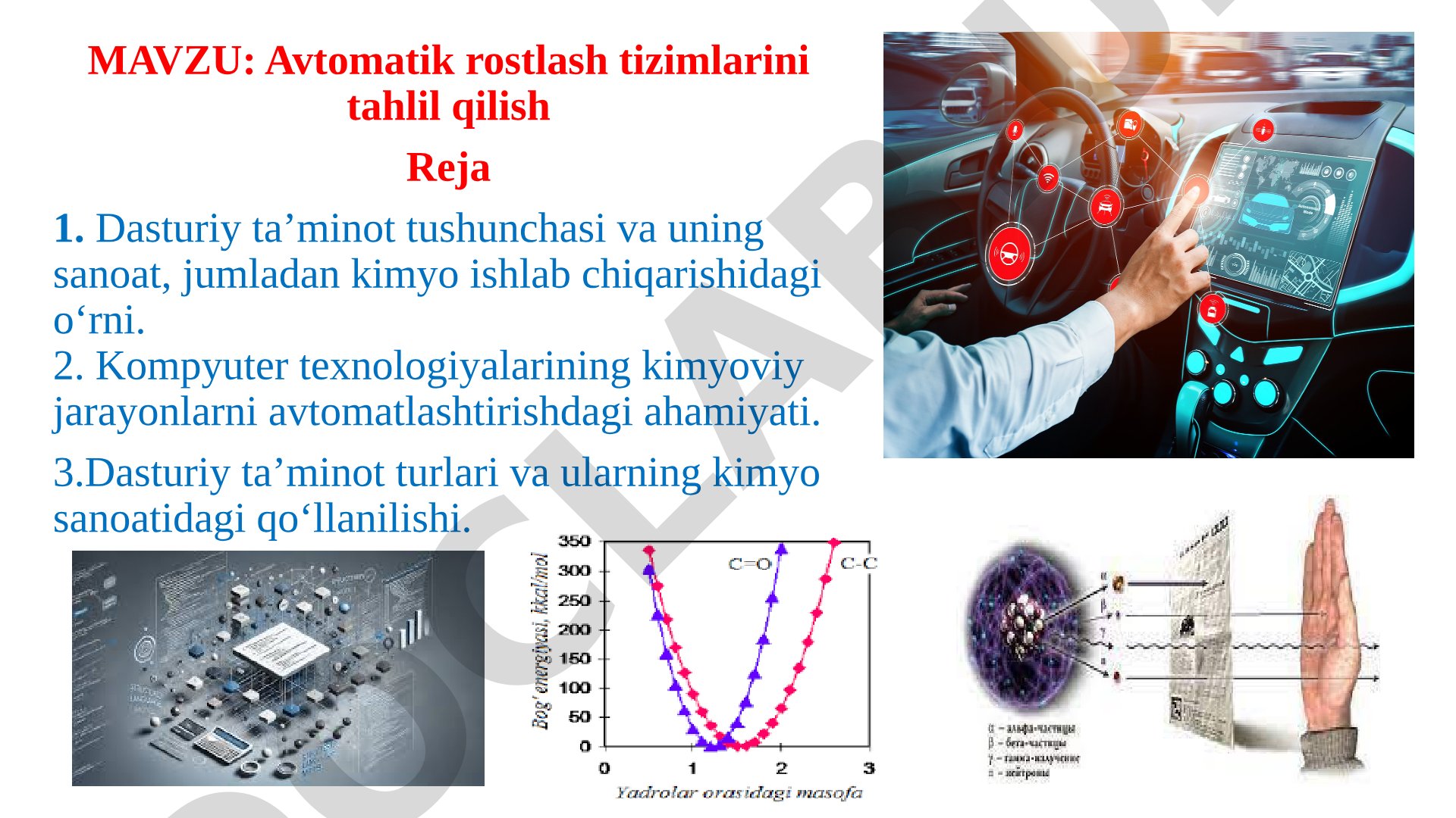 Avtomatik rostlash tizimlarini tahlil qilish