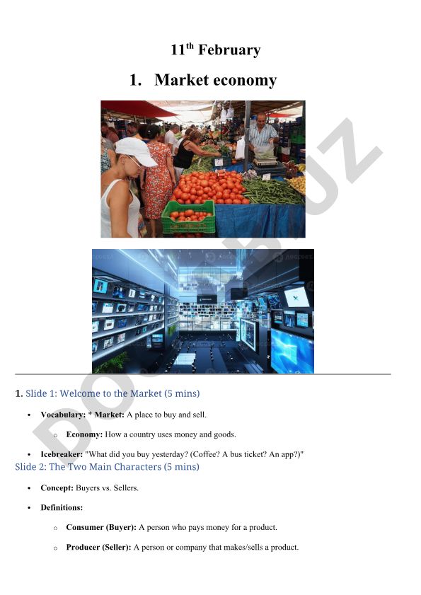 Market economy fundamentals and supply-demand principles
