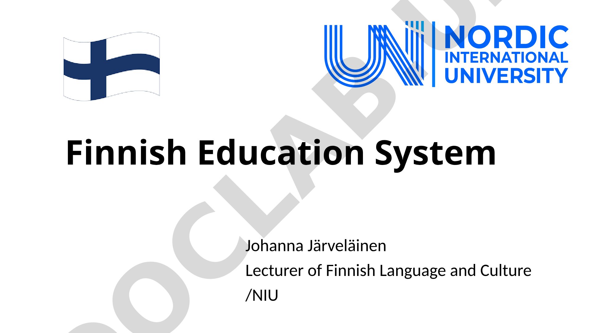 Finnish Education System