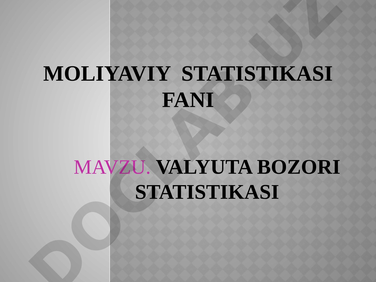 Valyuta bozorlari tashkil qilinishi, valyuta kurslarini hisoblash va tahlil qilish