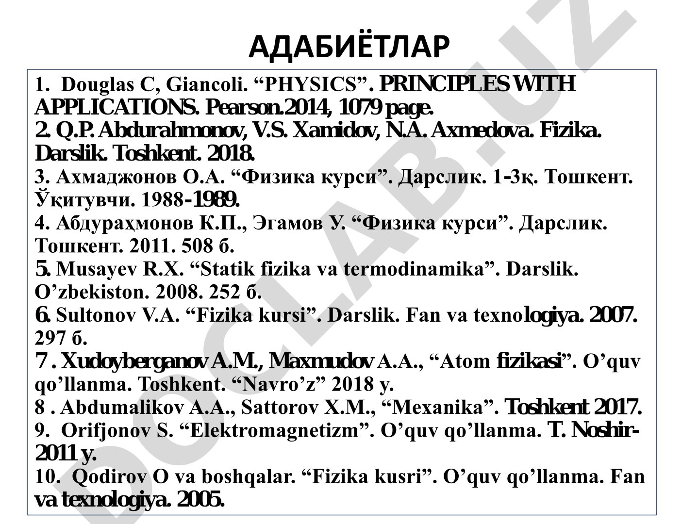 Моддий нуқта кинематикаси. Эгри чизиқли харакатда тезлик ва тезланиш. Айланма харакат. Бурчак тезлик. Бурчак тезланиш. Нормал ва тангенсиал тезланиш