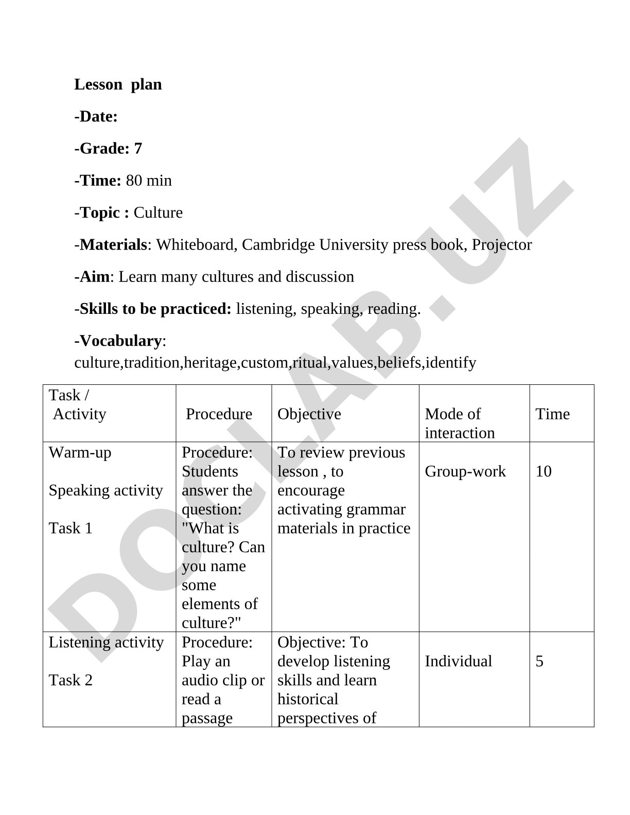 ”why is ot important to preserve cultural heritagr To consolidate the theme and practice
