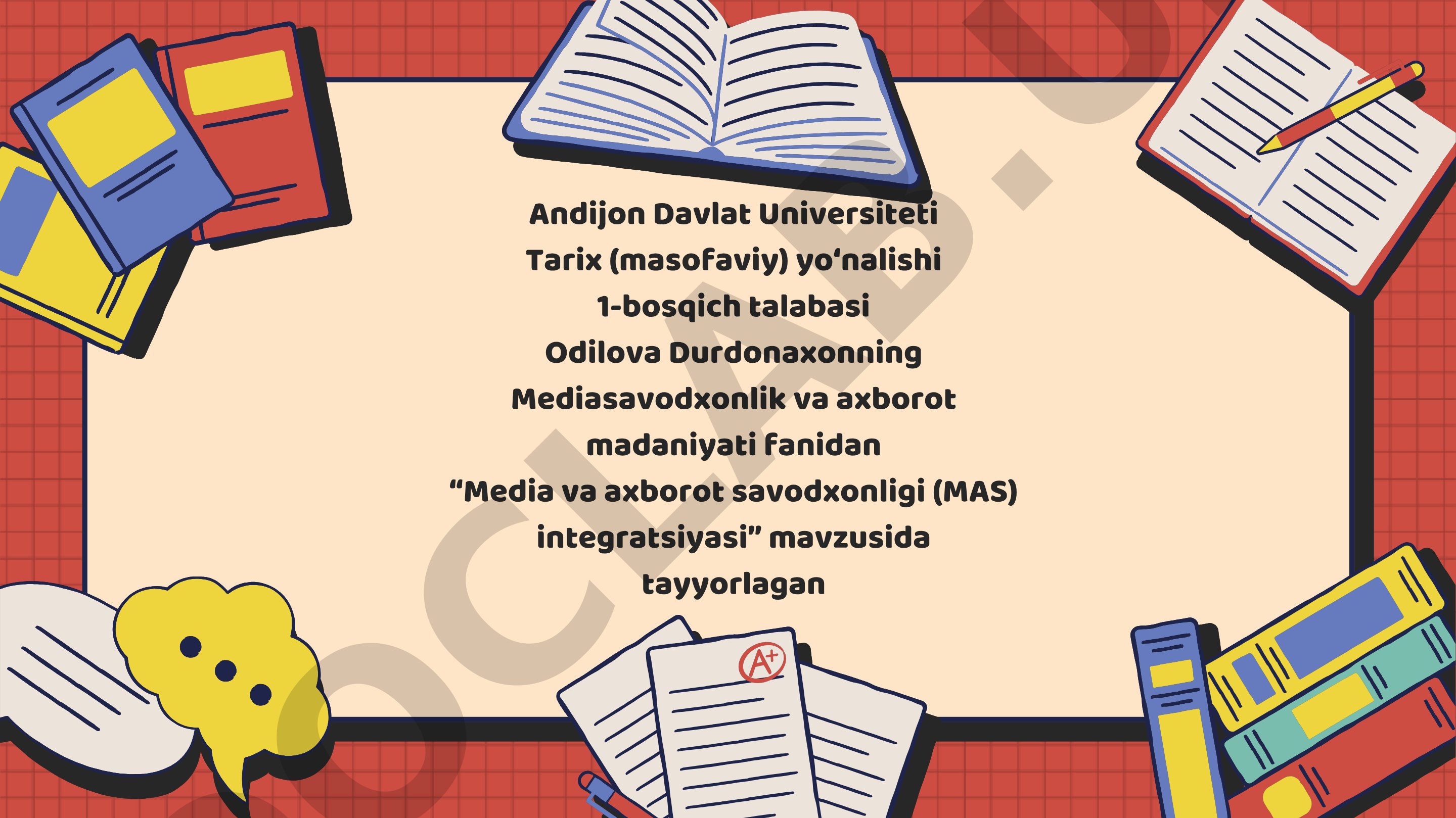 Media va axborot savodxonligi (MAS) integratsiyasi