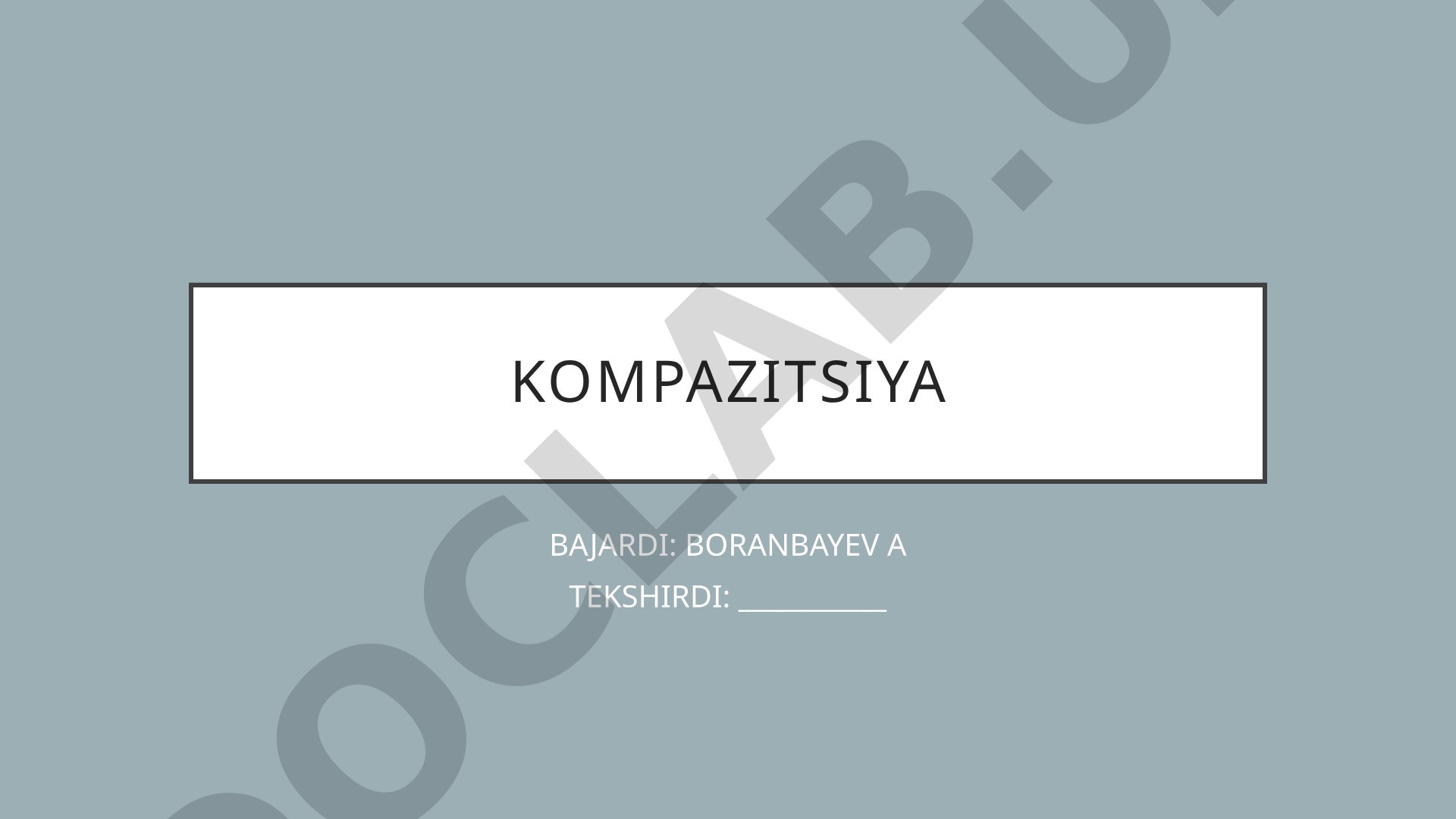 Landshaft dizaynida kompozitsiya va uning usullari