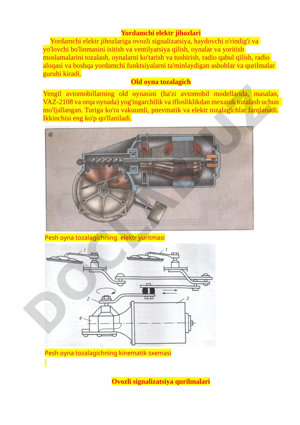 Yordamchi elektr jihozlari