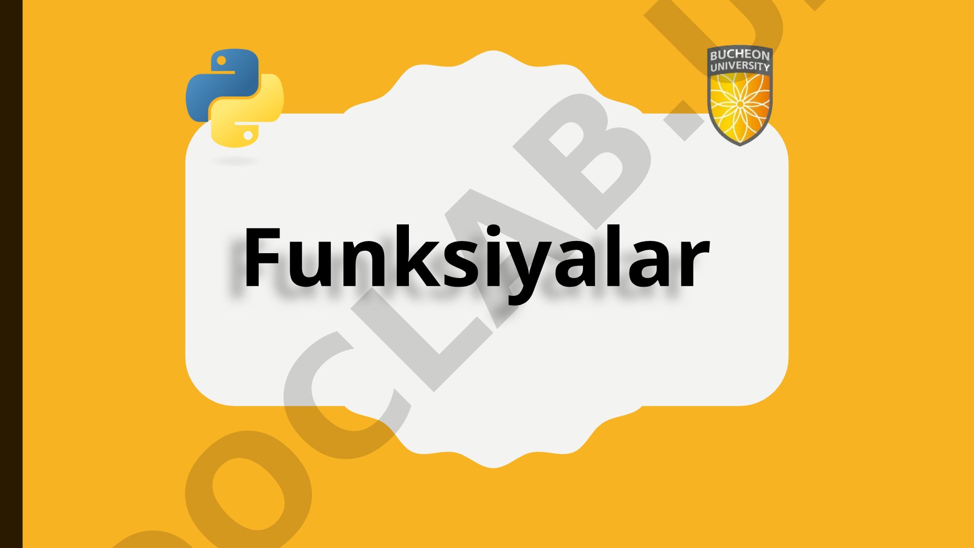 Python funksiyalari: parametrlar, argumentlar va qiymatlarni qaytarish