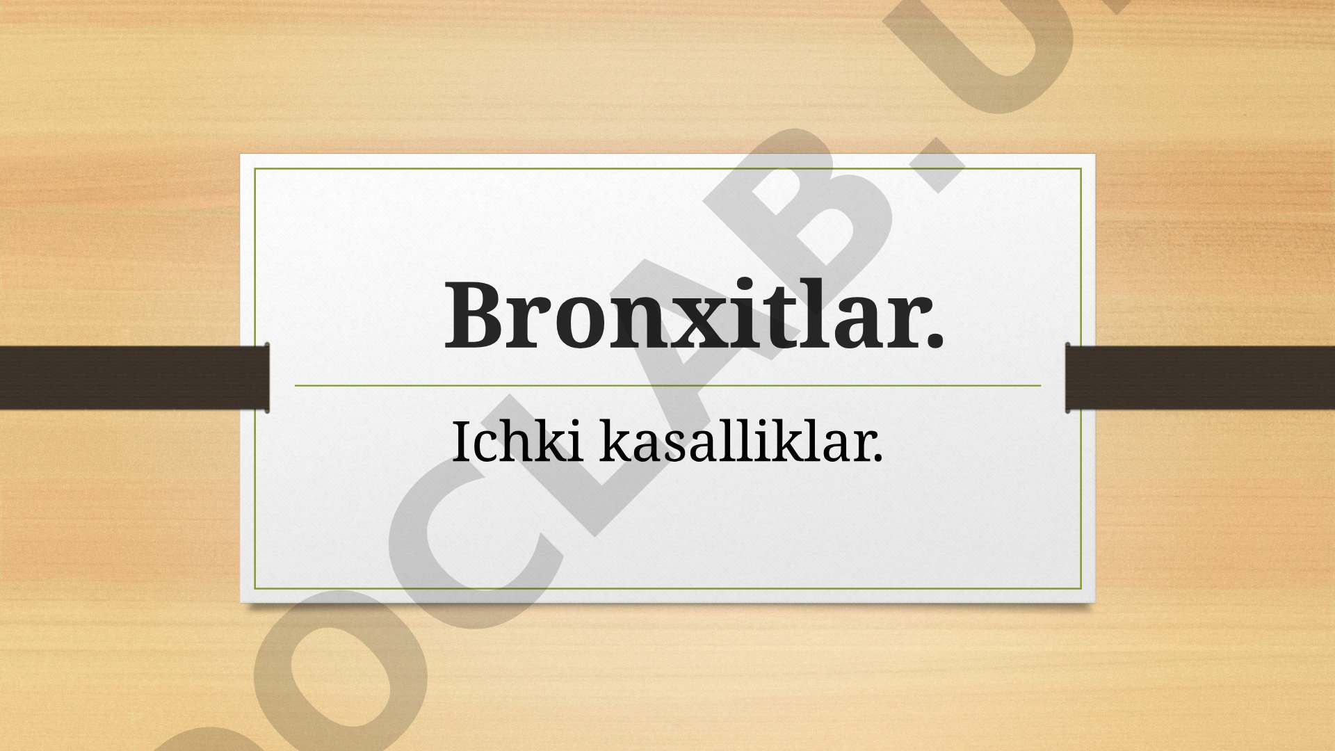 Bronxit kasalligining sabablari, turlari, etiologiyasi va patogenezi yoritilgan