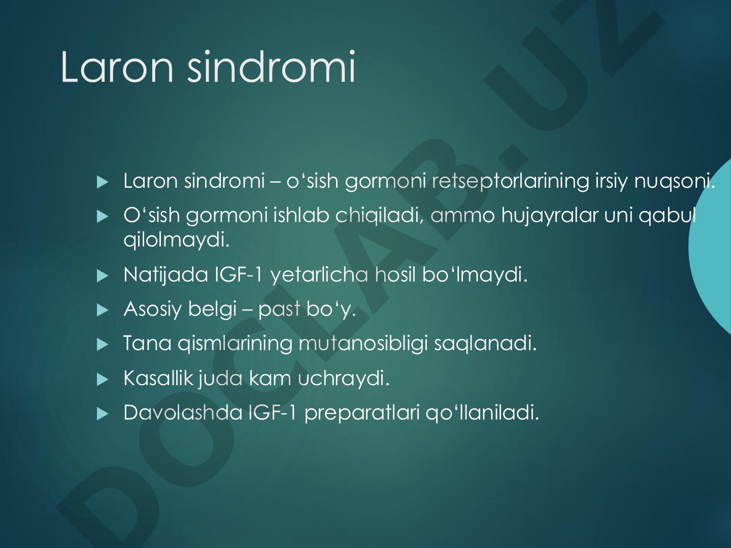 Laron sindromi