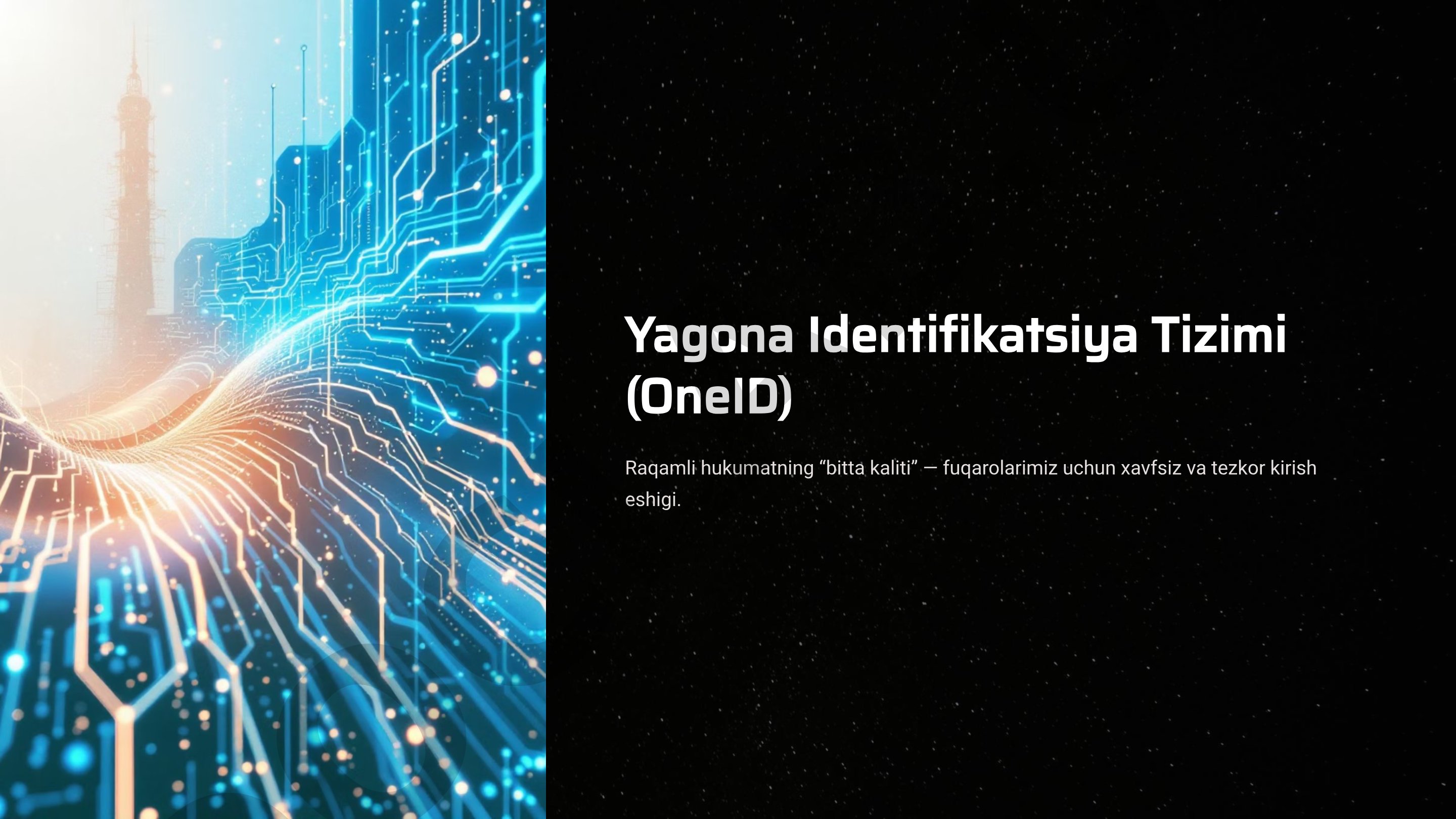 Yagona Identifikatsiya Tizimi (OneID)
