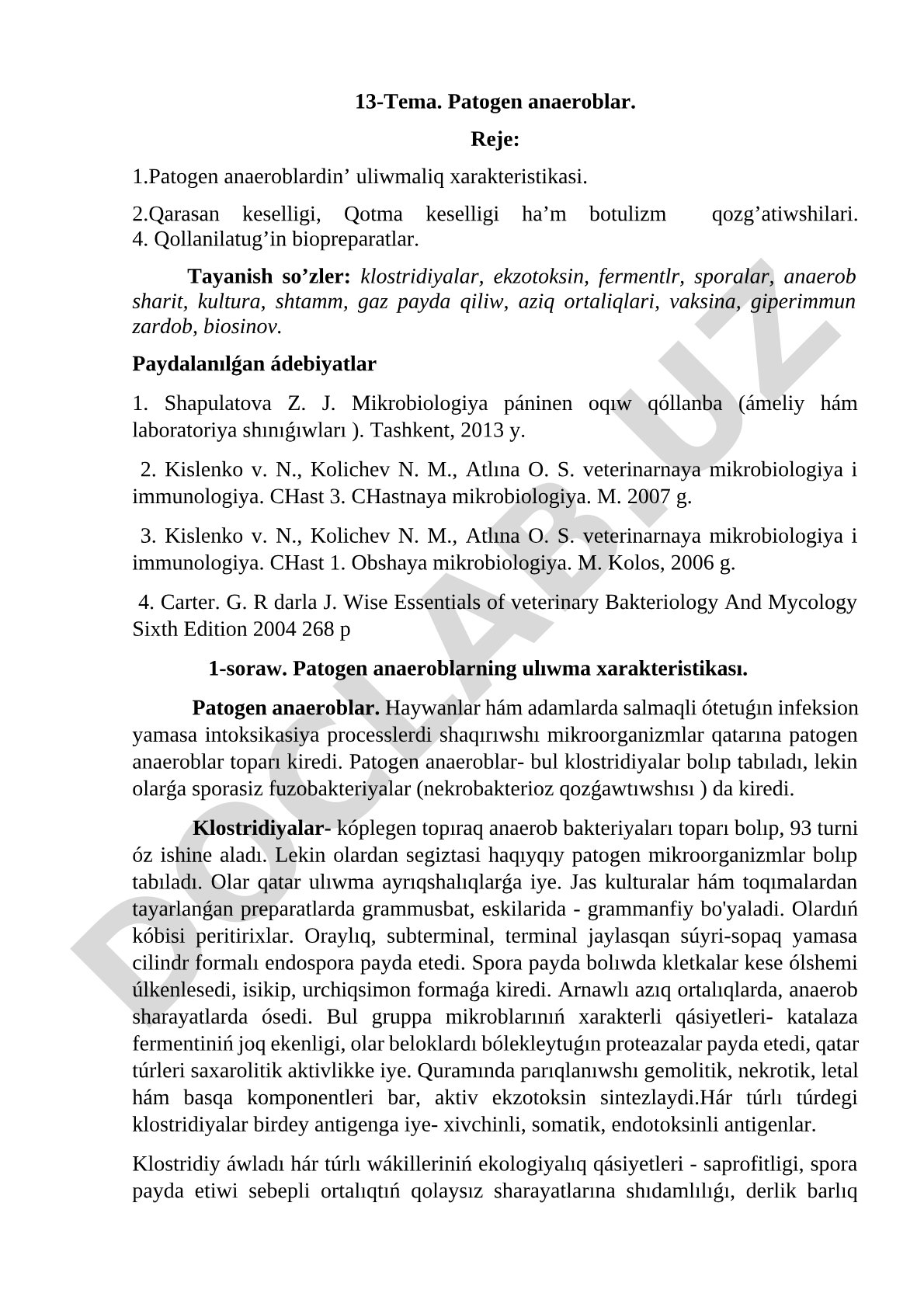Patogen anaeroblar