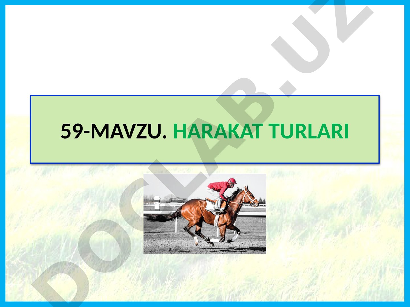 Harakat turlari