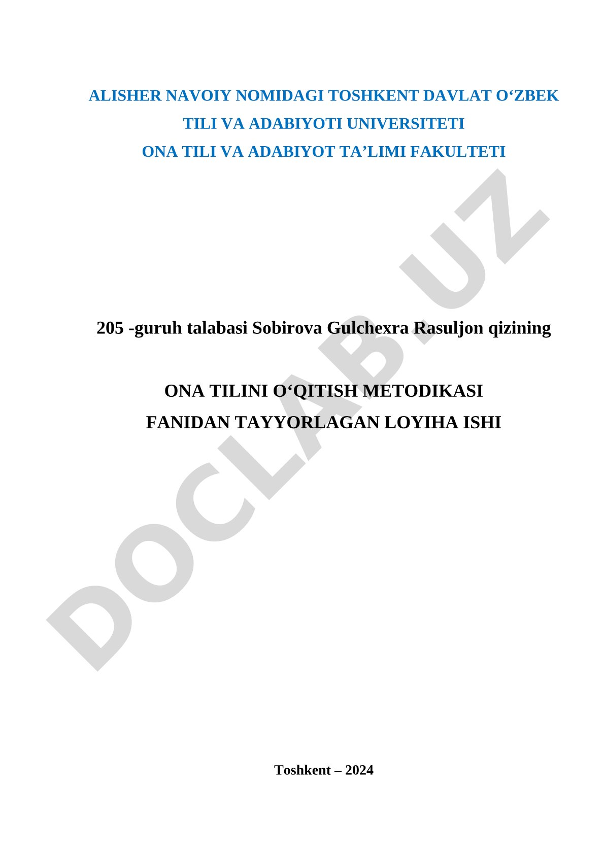 Ona tilini o'qitishda integrativ yondashuv tahlili