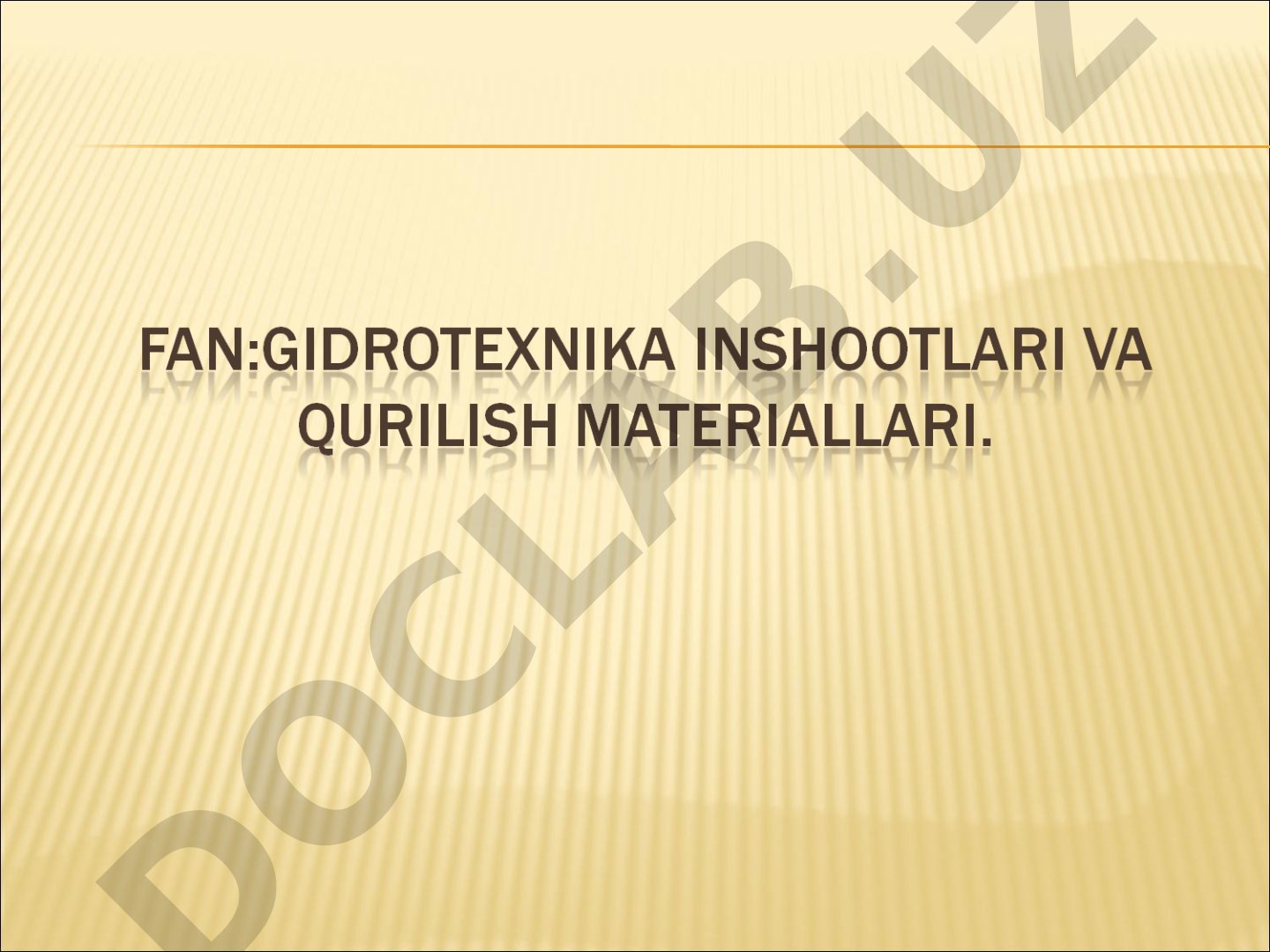 Qurilish materiallarining asosiy xossalari