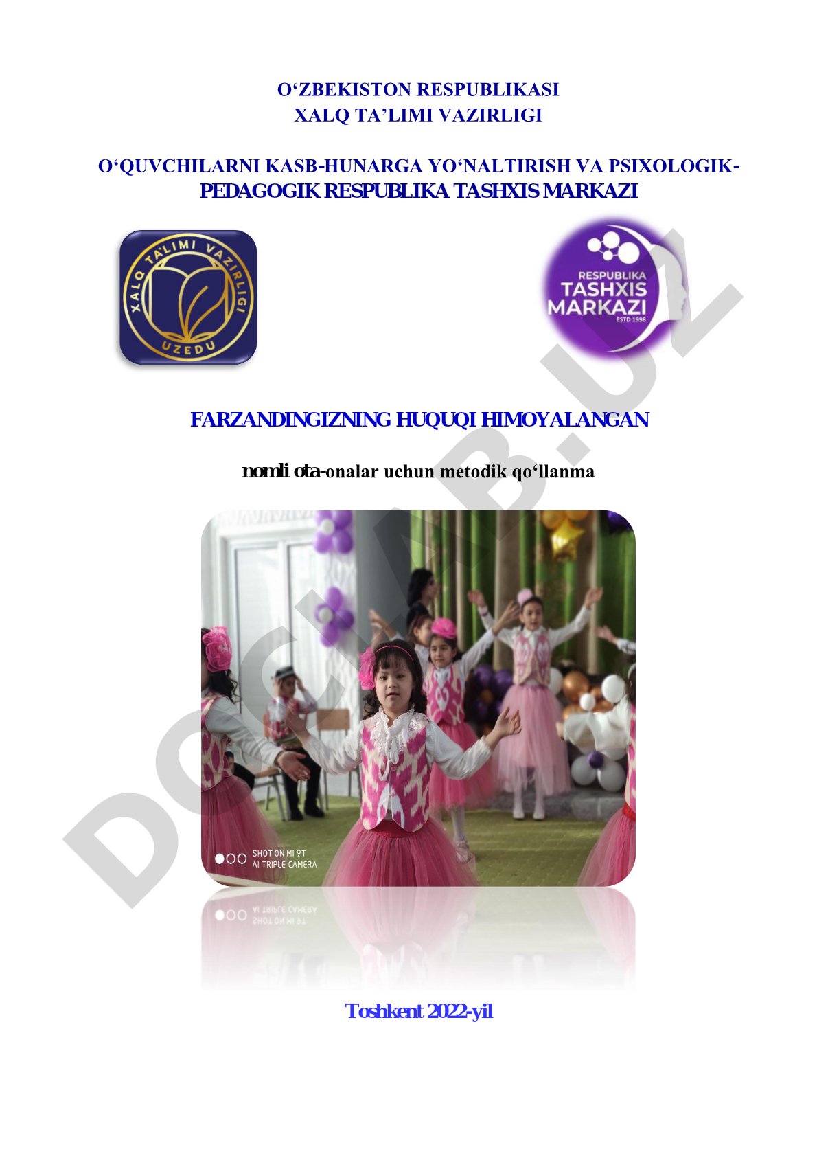 Farzandingizning huquqi himoyalangan