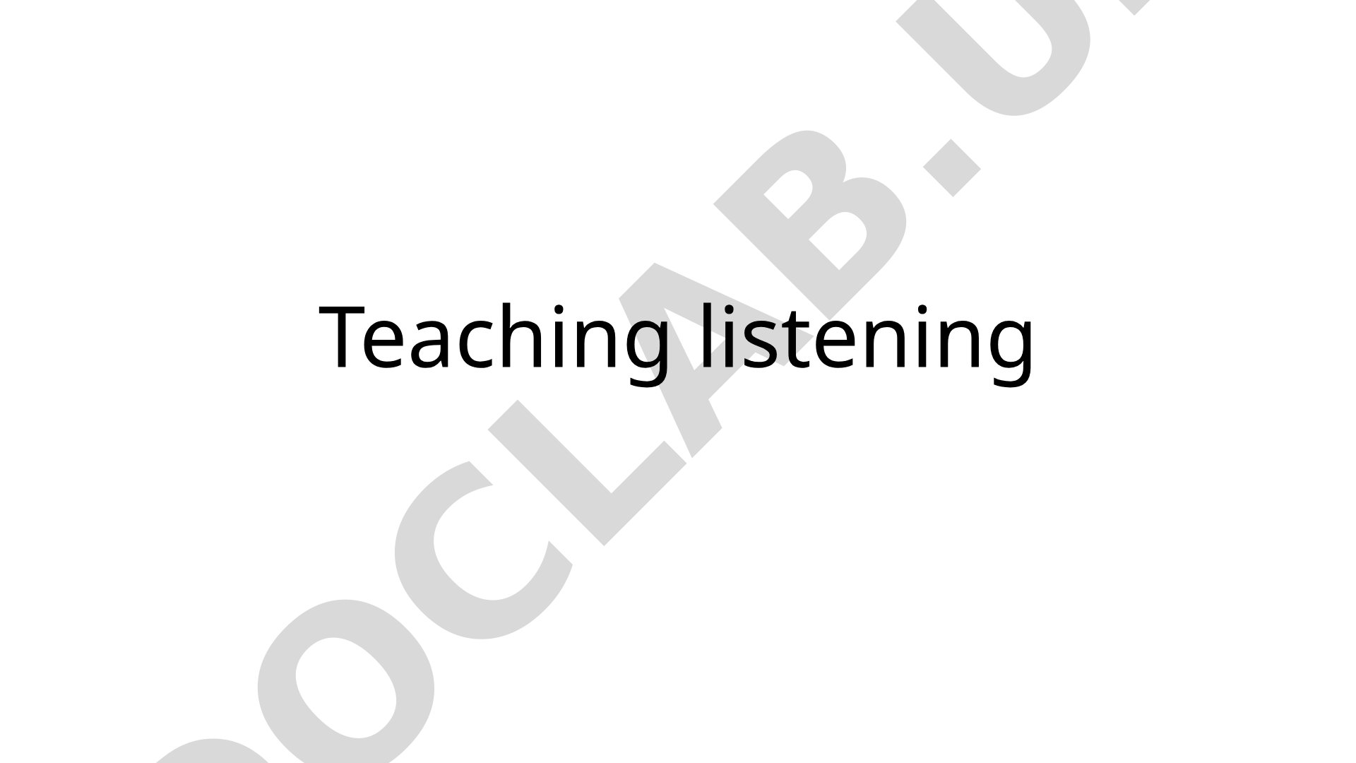 Covers listening skills, types, challenges, activities, strategies, and assessment