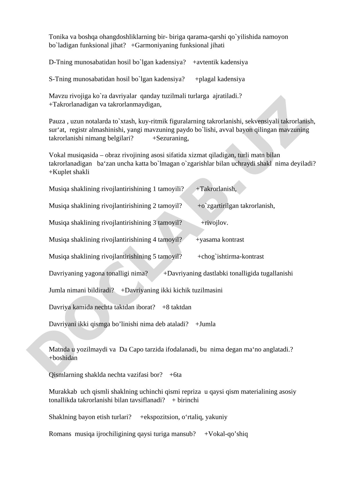 Garmoniya va musiqa shakllari nazariyasi