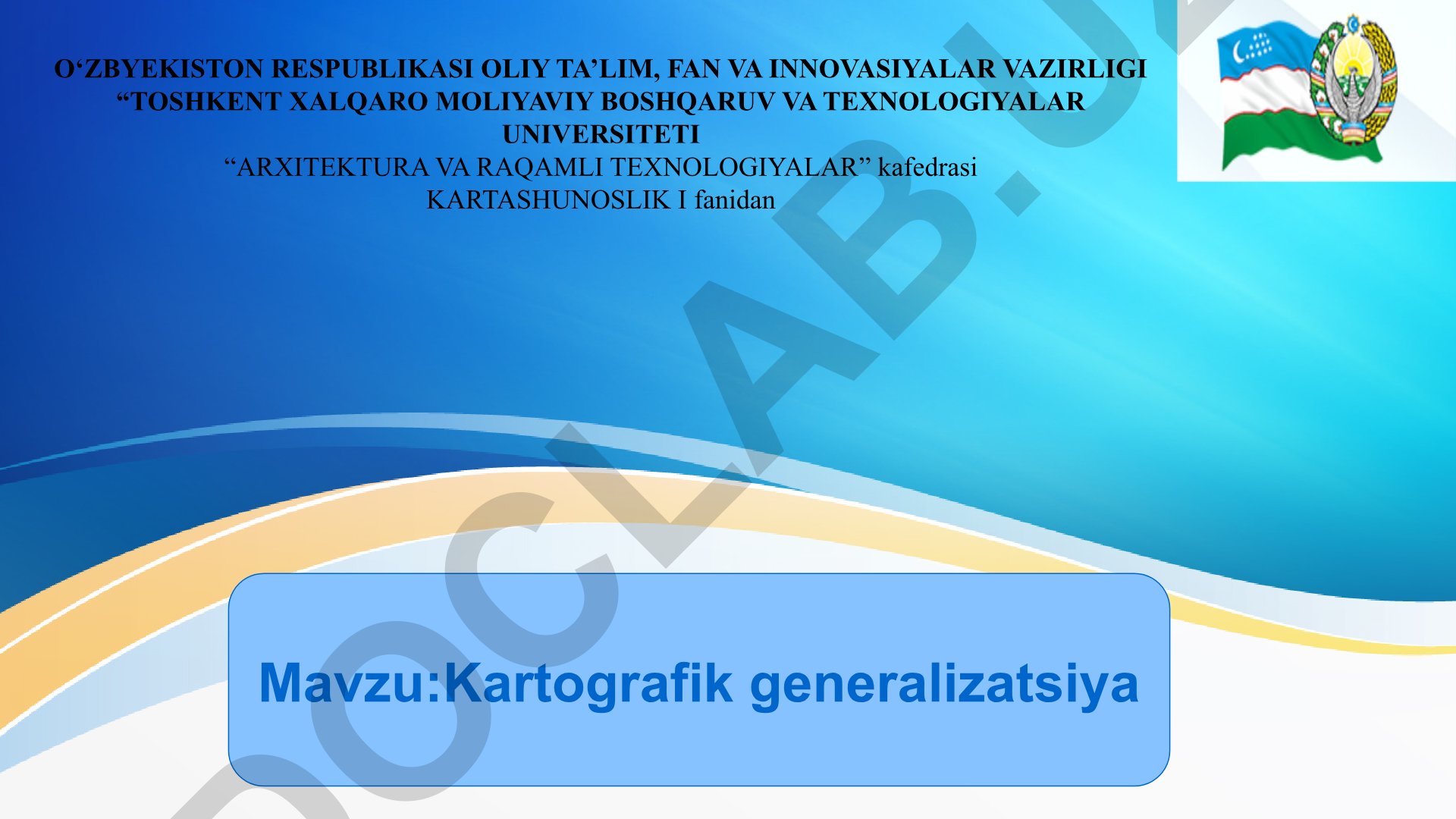 Kartografik generalizatsiya va uning xususiyatlari