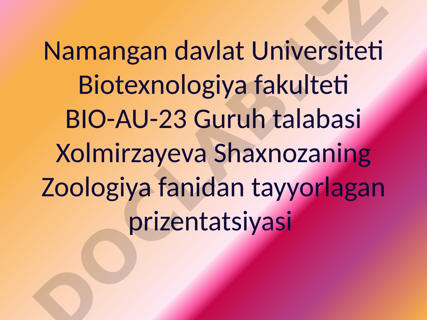 Yassi chuvalchanglar – Plathelminthes tipi. So'rg'ichlilar – Trematoda sinfi. Jigar qurtining tuzilishi