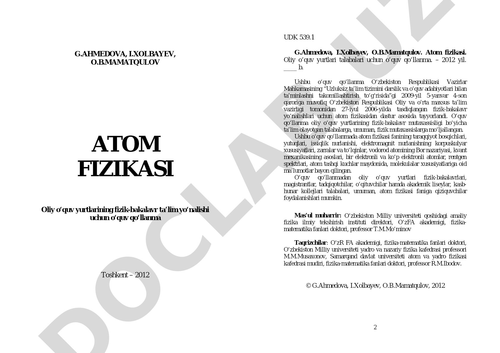 Atom fizikasi