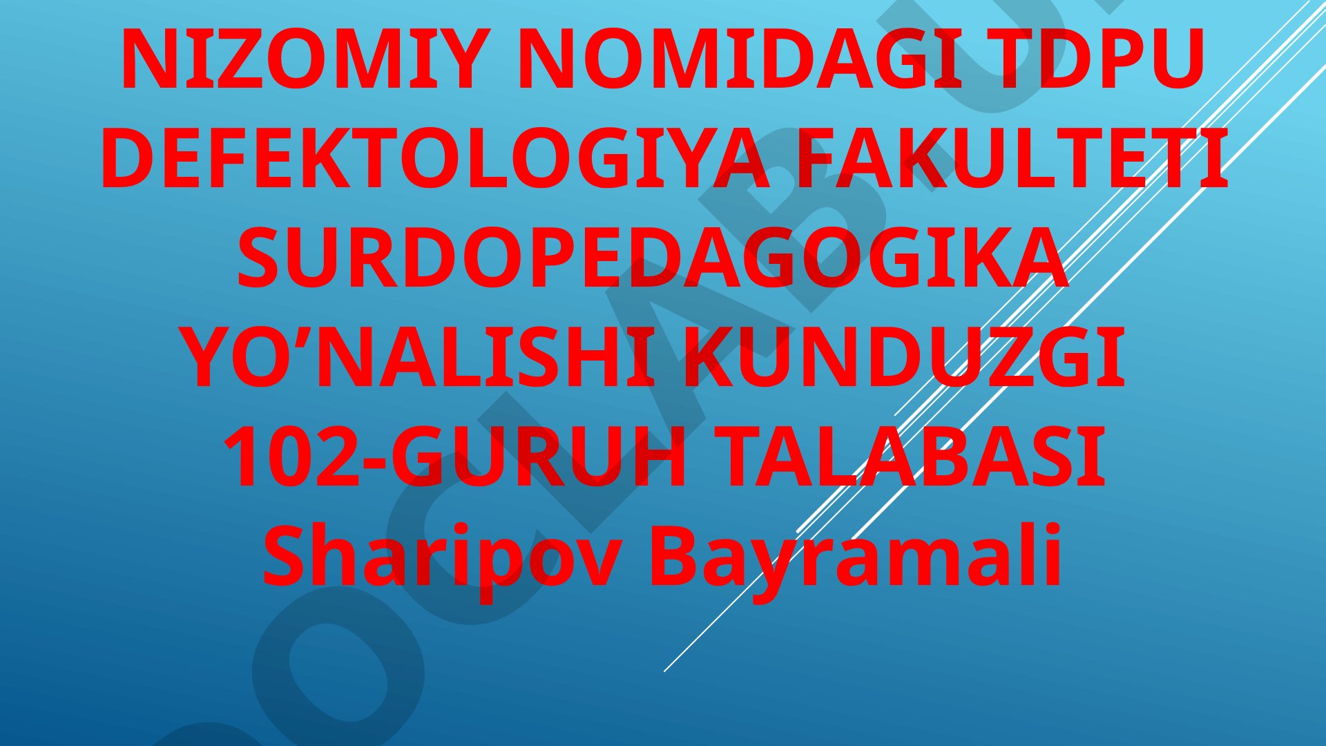 Vitaminlar va ularning organizm uchun ahamiyati