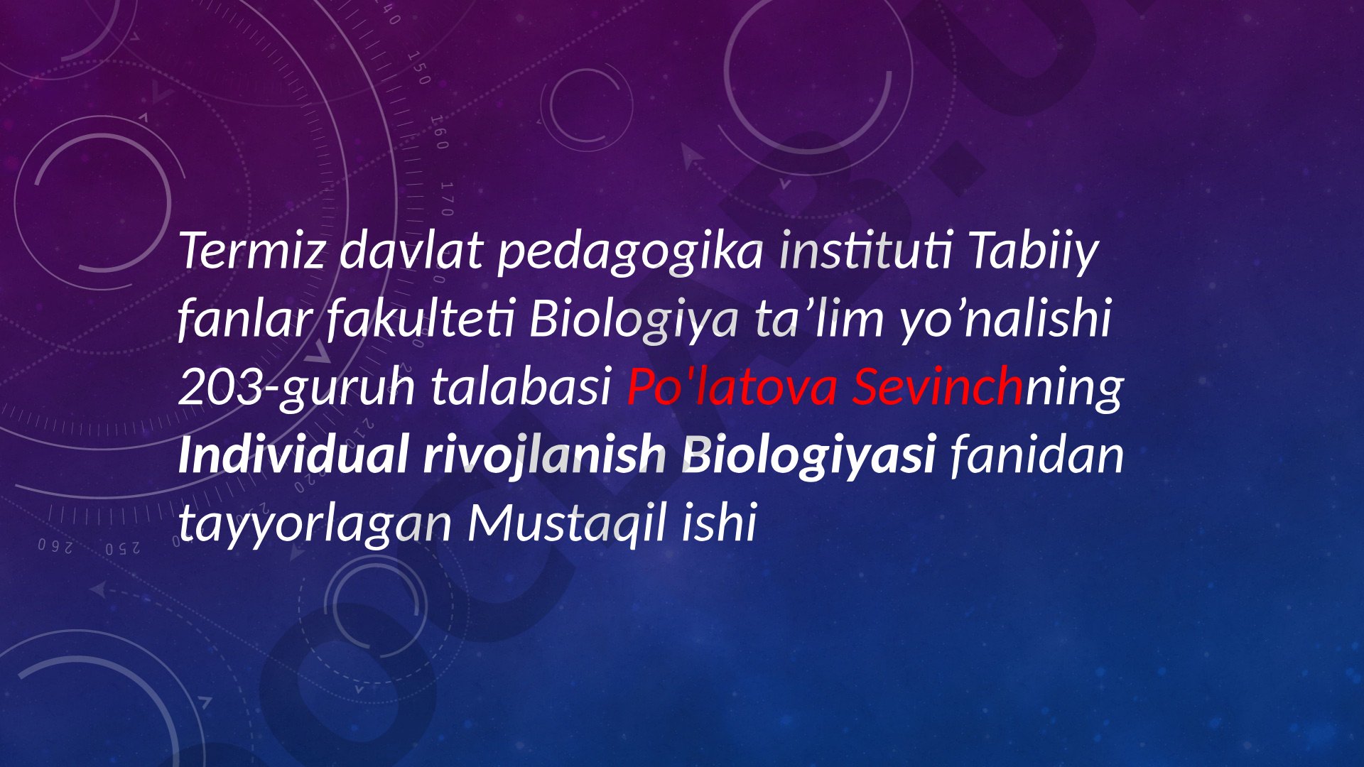 Kam tukli halqali chuvalchanglarning ko'payish va individual rivojlanishi