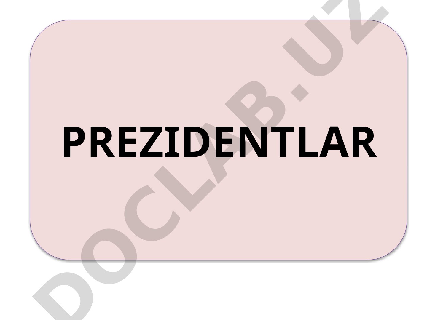 Prezidentlar