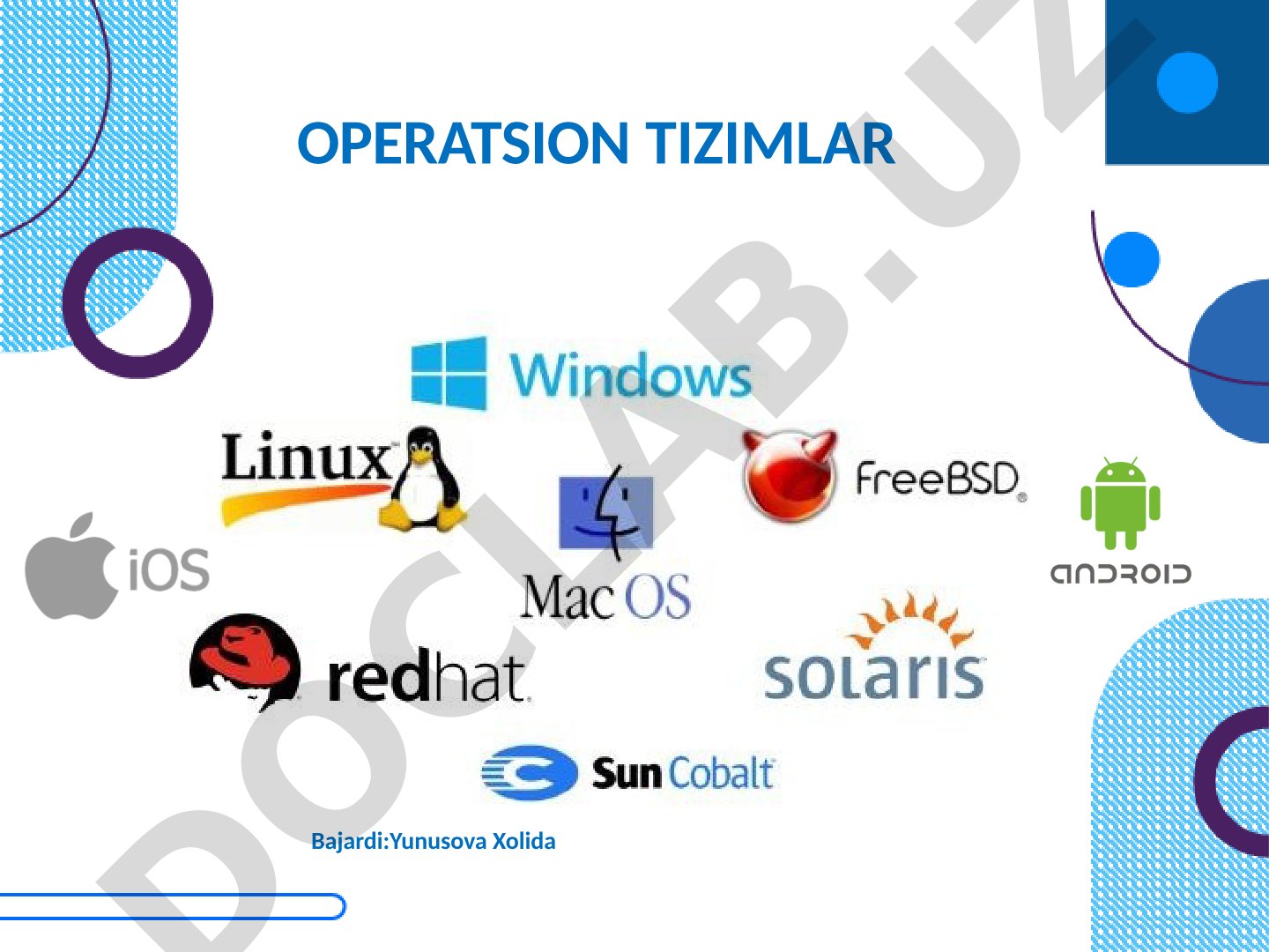 Operatsion tizimlar