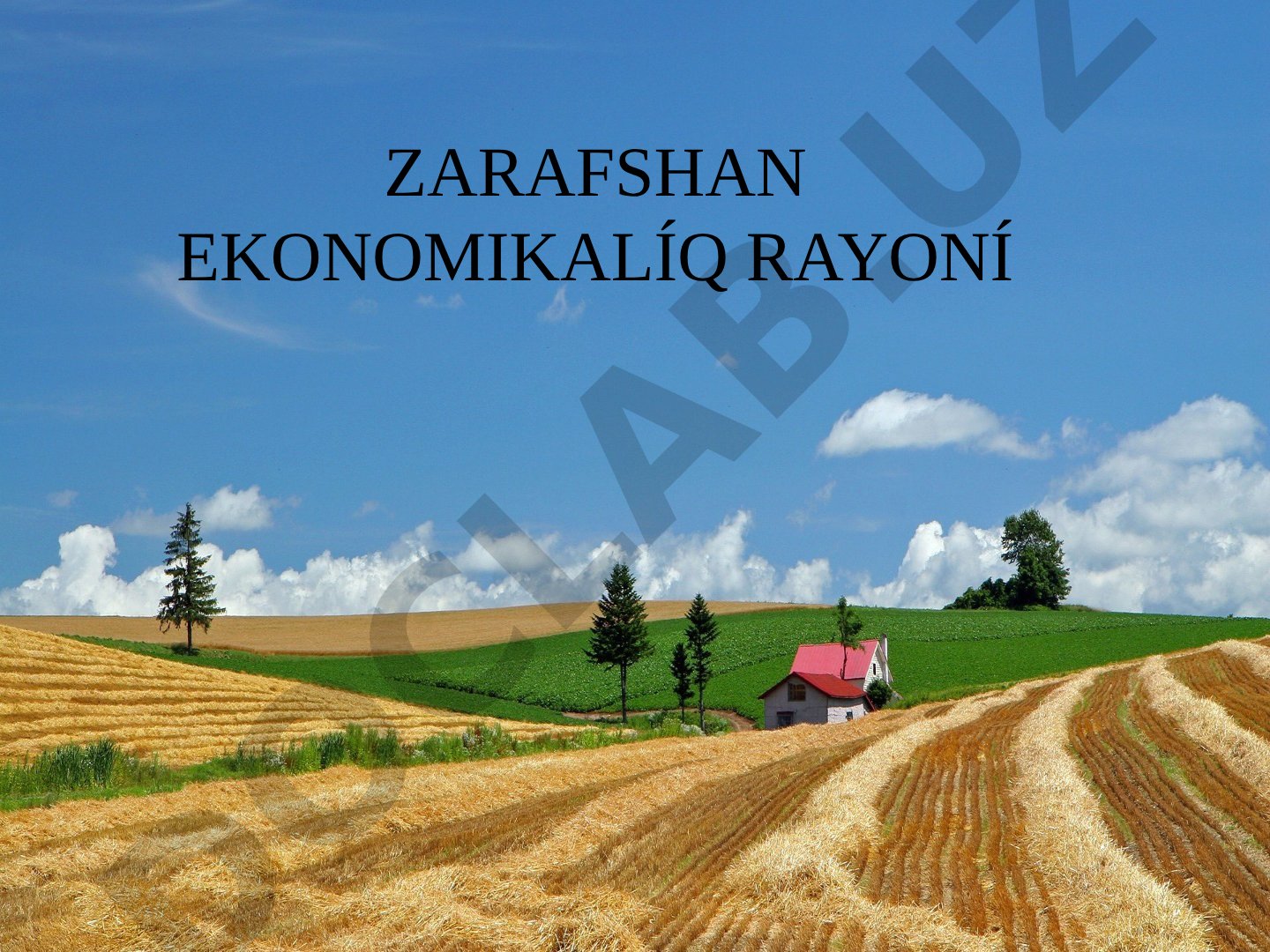 Zarafshan ekonomikalıq rayonınıń geografiyalıq ornı, tábiyǵıy baylıqları hám klimatı