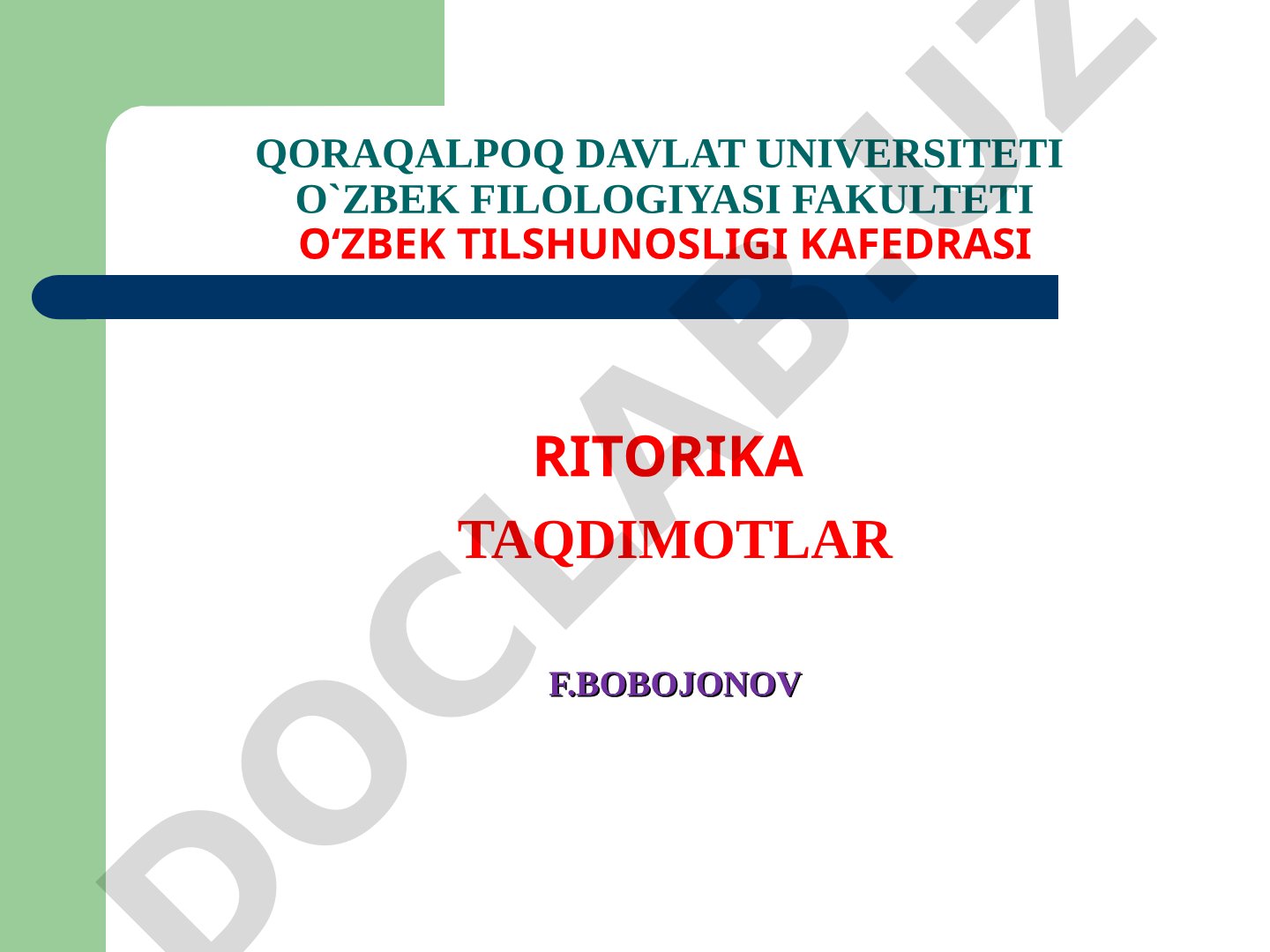 Nutq jarayoni komponent tahlili