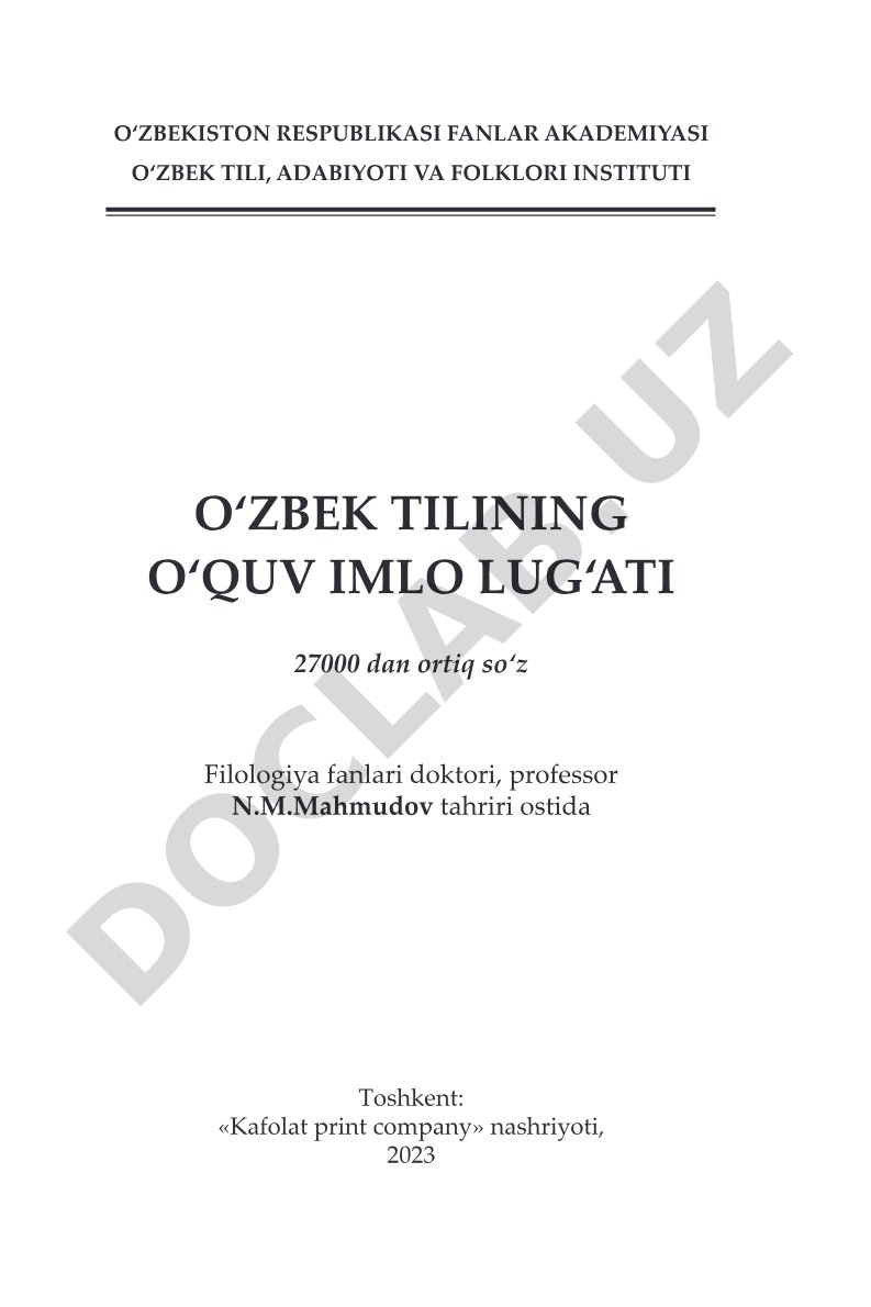 Metadata generatori ish qoidalari
