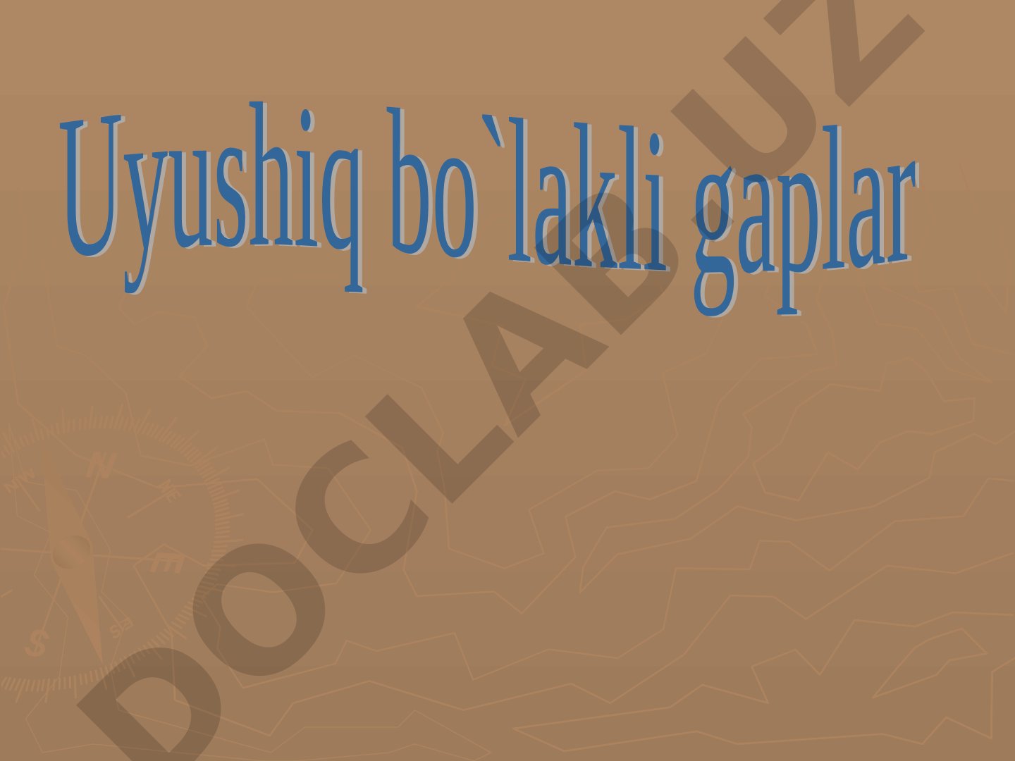 Uyushiq bo'lakli gaplar