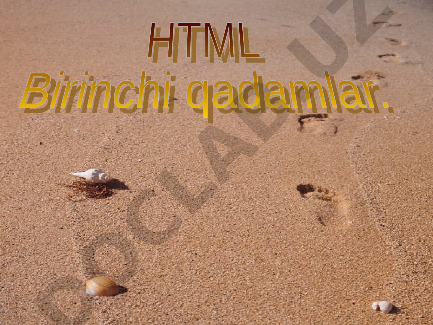 Hyper Text Markup Language gipermatnni belgilash tili