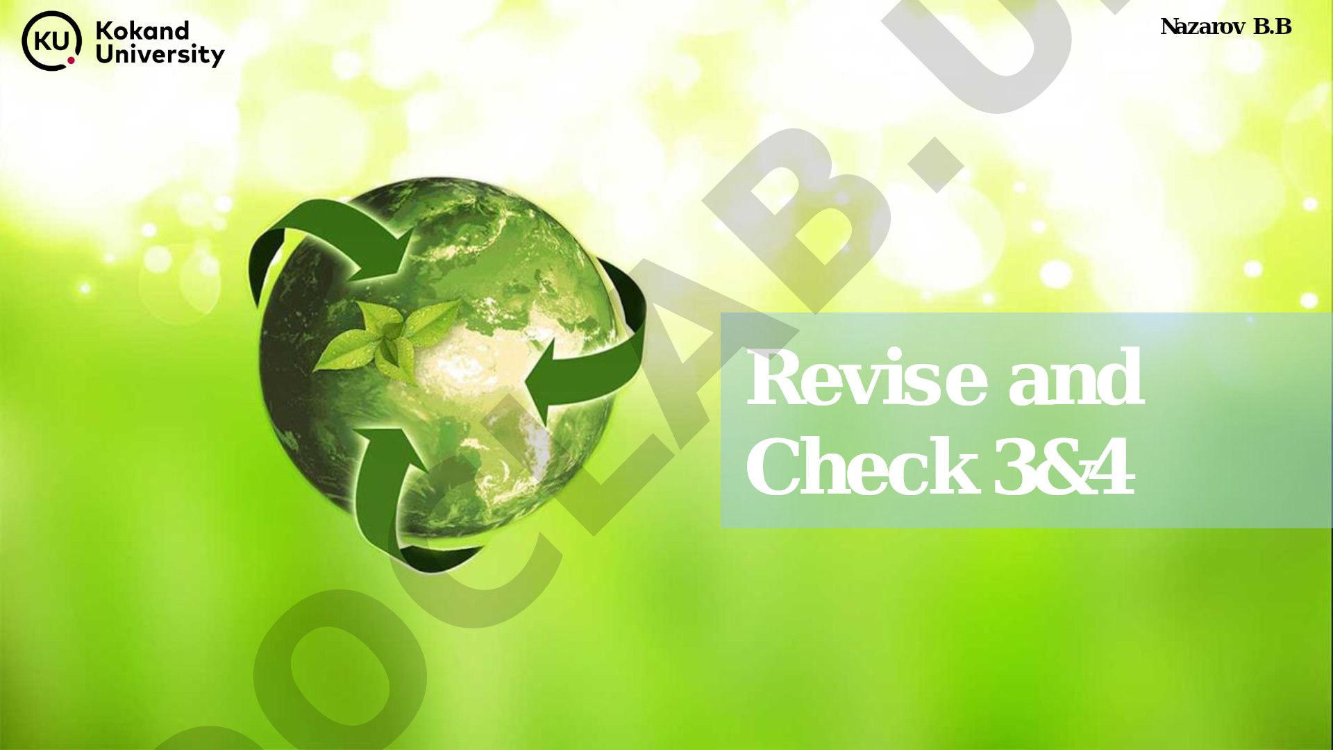 English Grammar Vocabulary Revision Exercises