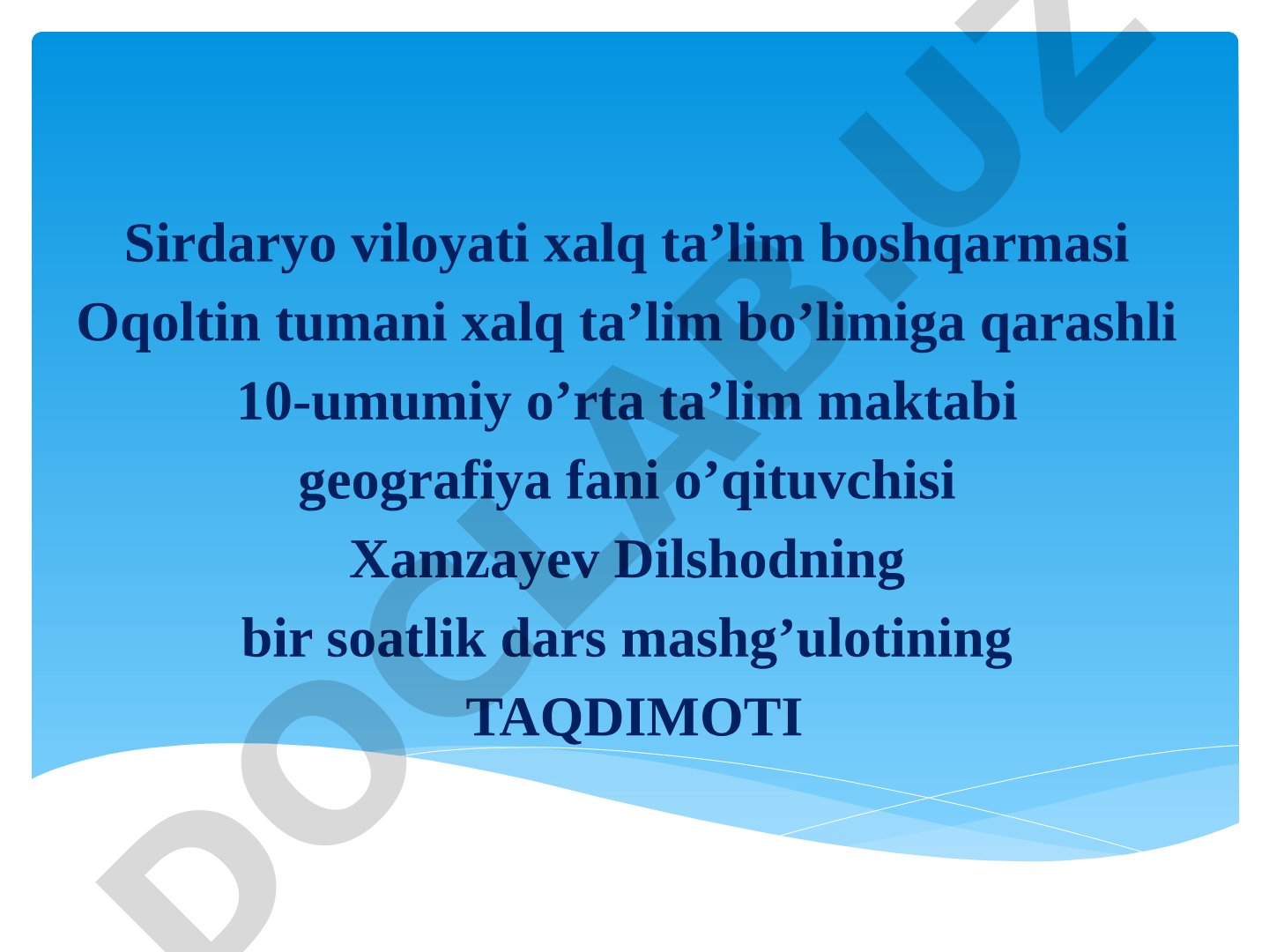 Davlatlarni xaritasi orqali topish