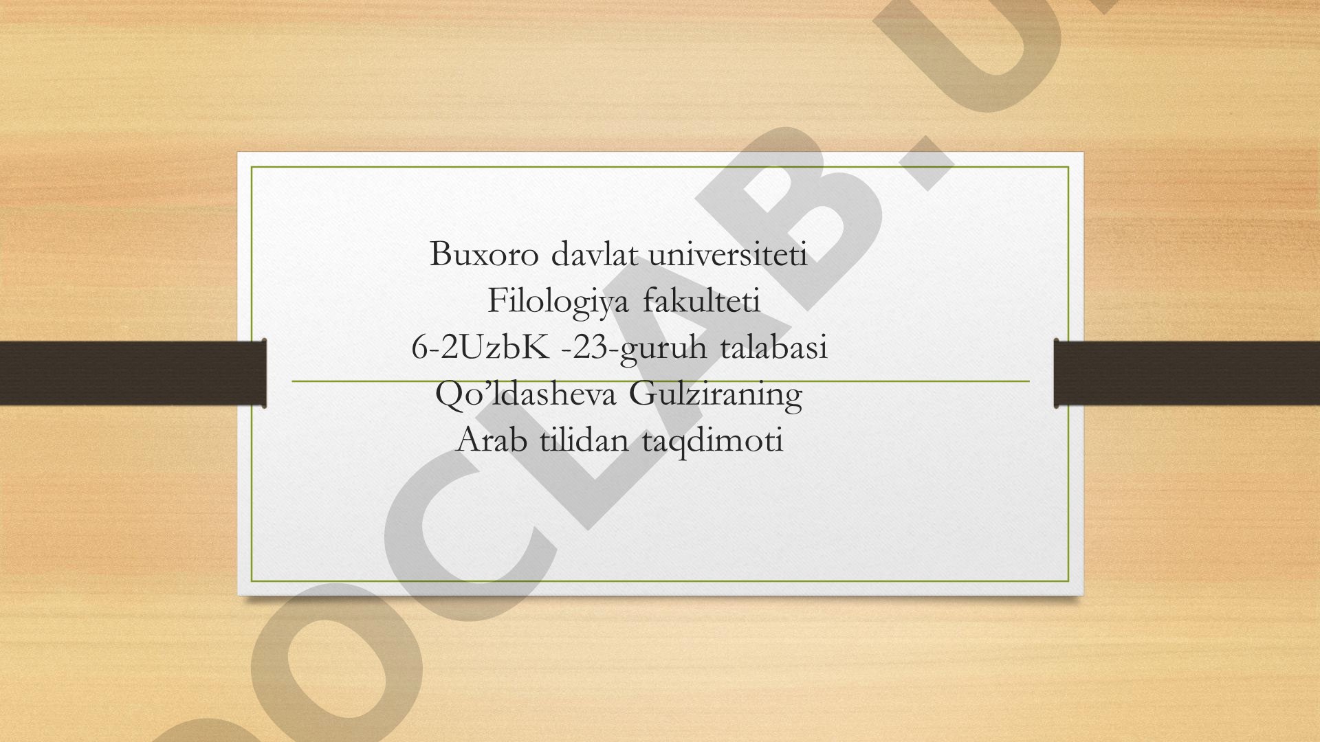 Al-artikildagi va ,,L” tovushlarining talaffuzi