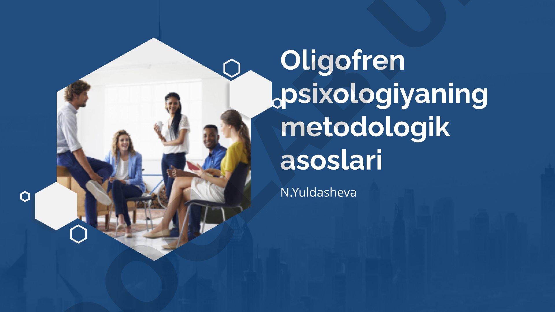 Oligofren psixologiyaning metodologik asoslari
