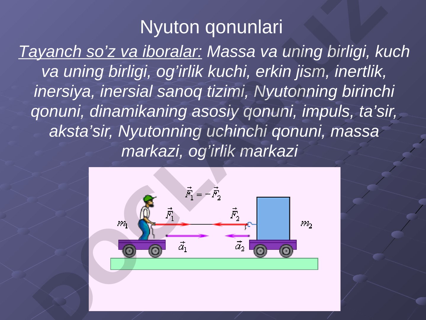 Nyuton qonunlari