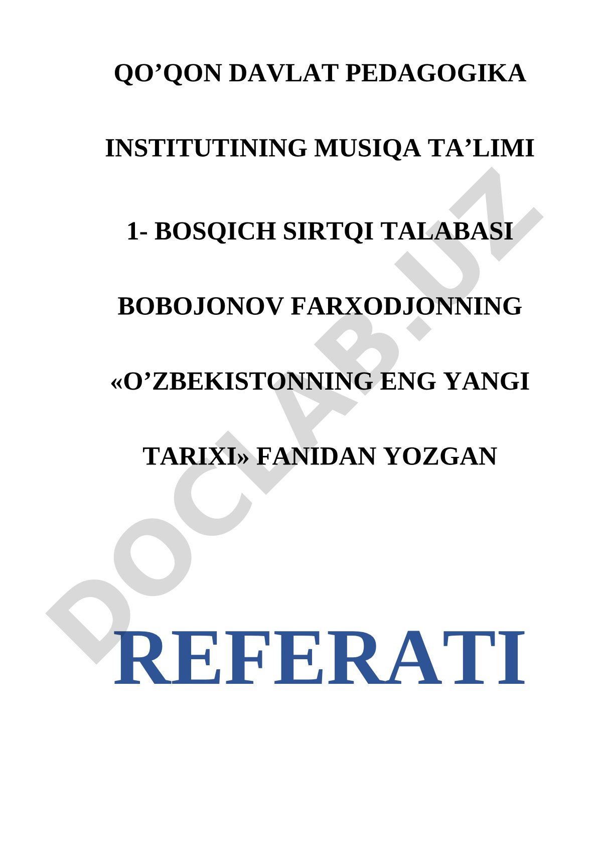 O‘zbekistonning eng yangi tarixi fanining nazariy va metodologik asoslari