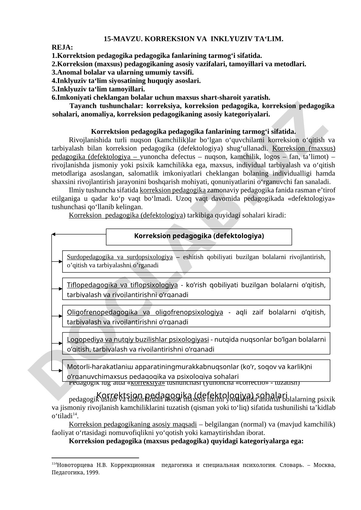 Korreksion va inklyuziv ta'lim
