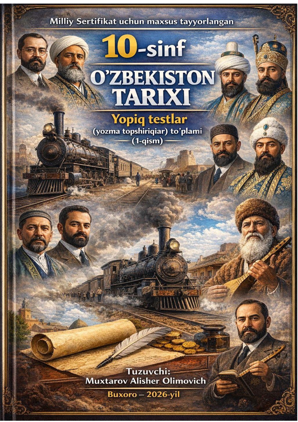 O'zbekiston tarixi 10-sinf yozma topshiriqlar to'plami