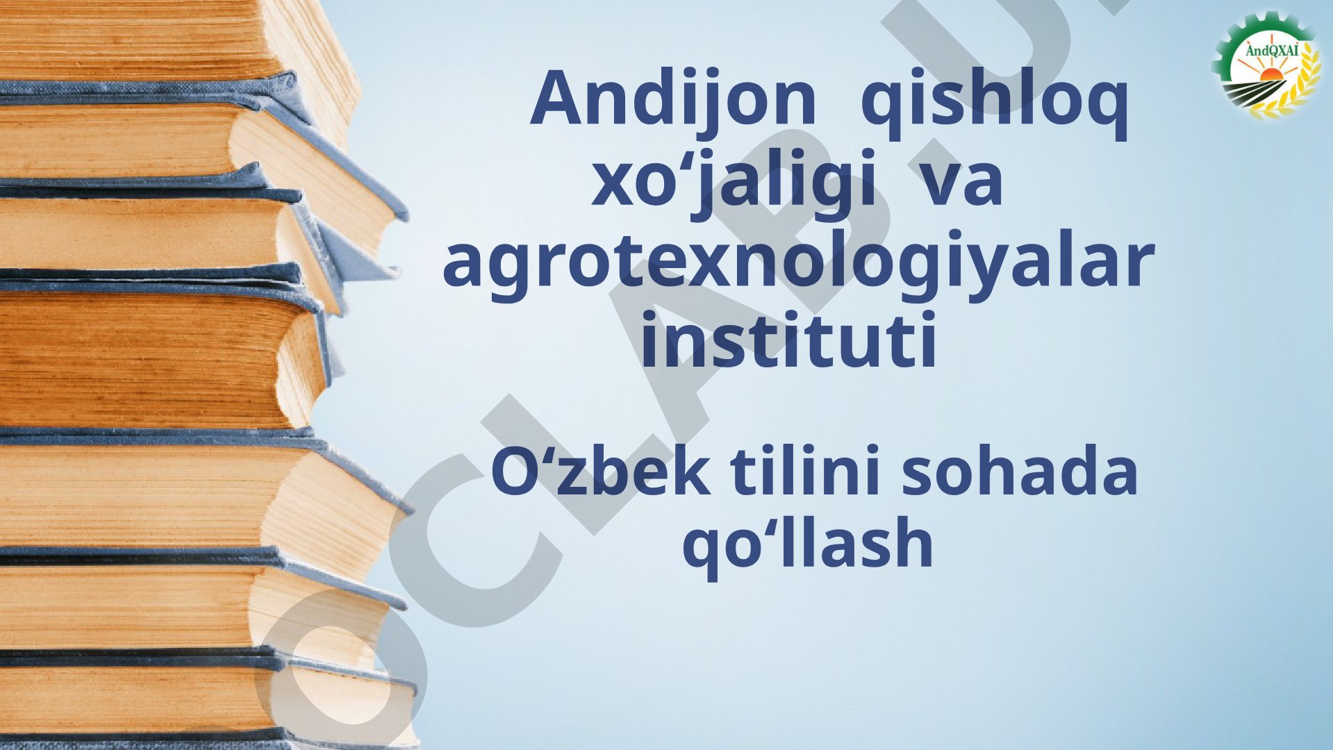 Soha mutaxassisi yozma nutqi va uning ahamiyati