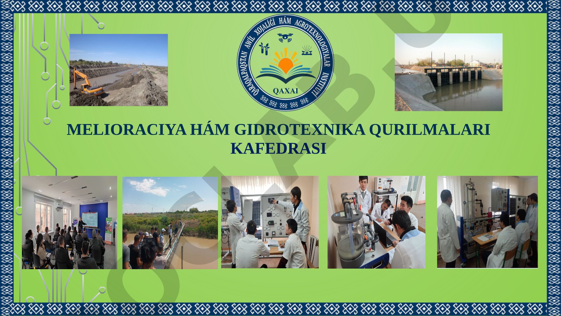 Melioratsiya va gidrotexnika qurilmalari