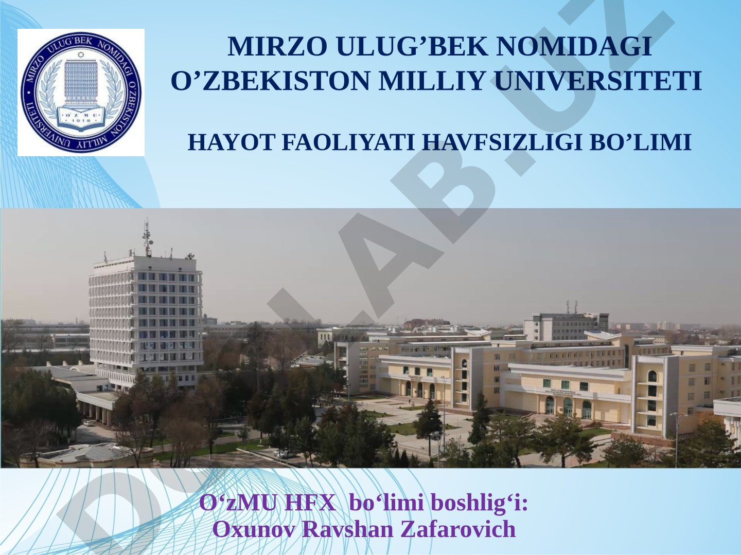 Faoliyat xavfsizligini tahlil qilish