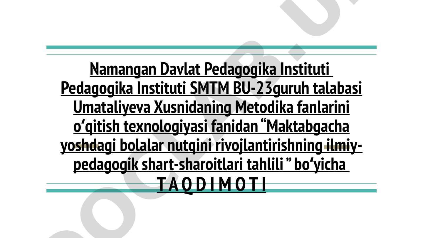Maktabgacha yoshdagi bolalar nutqini rivojlantirishning ilmiy-pedagogik shart-sharoitlari tahlili
