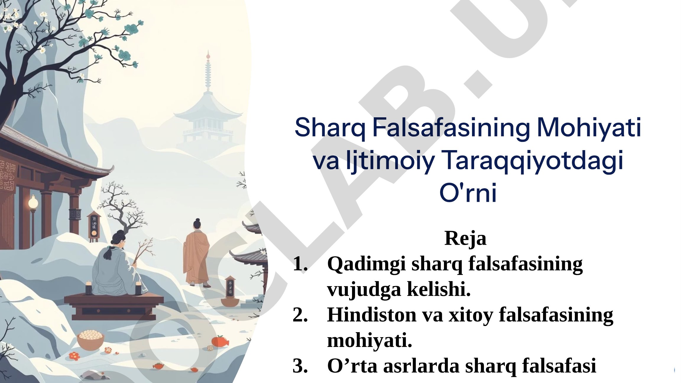 Sharq Falsafasining Mohiyati va Ijtimoiy Taraqqiyotdagi O'rni