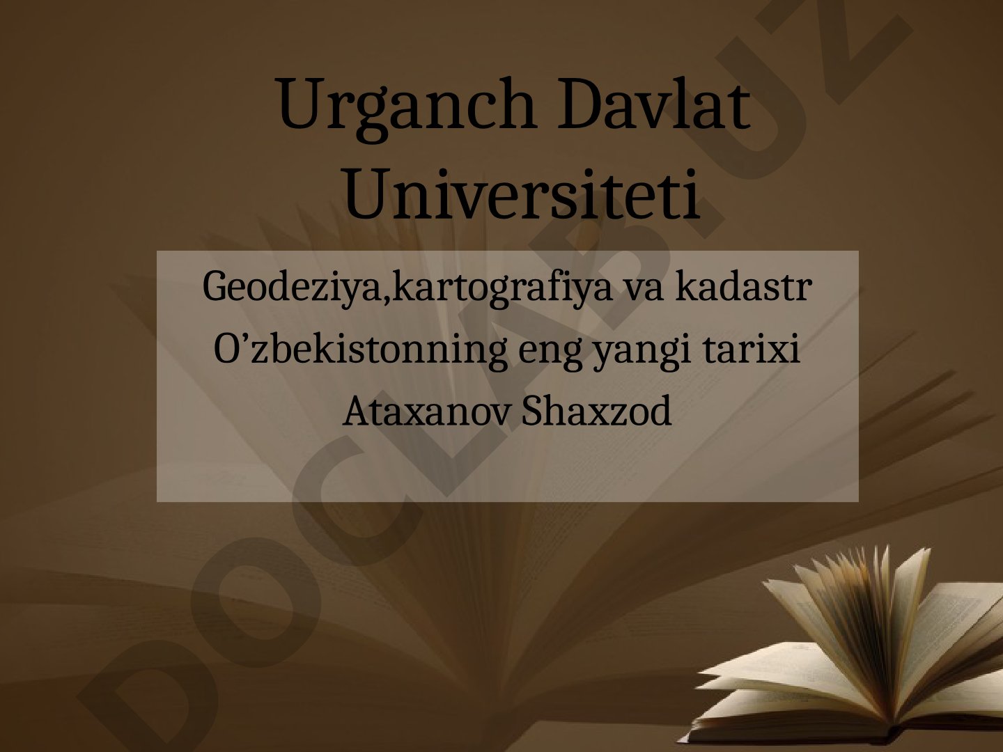 Beruniyning hayoti, ijodi, asarlari va fanga qo'shgan hissasi haqida