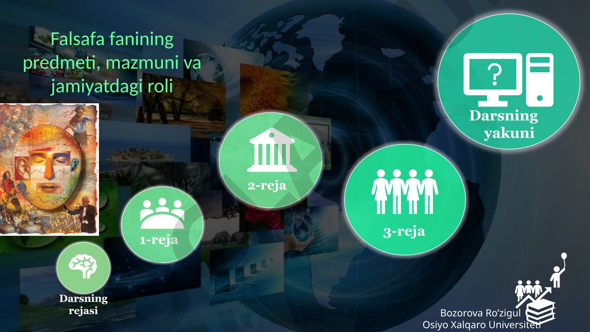Falsafa fanining predmeti, mazmuni va jamiyatdagi roli
