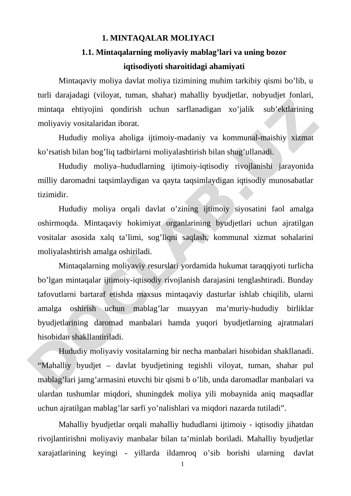 Mintaqalar moliyasi