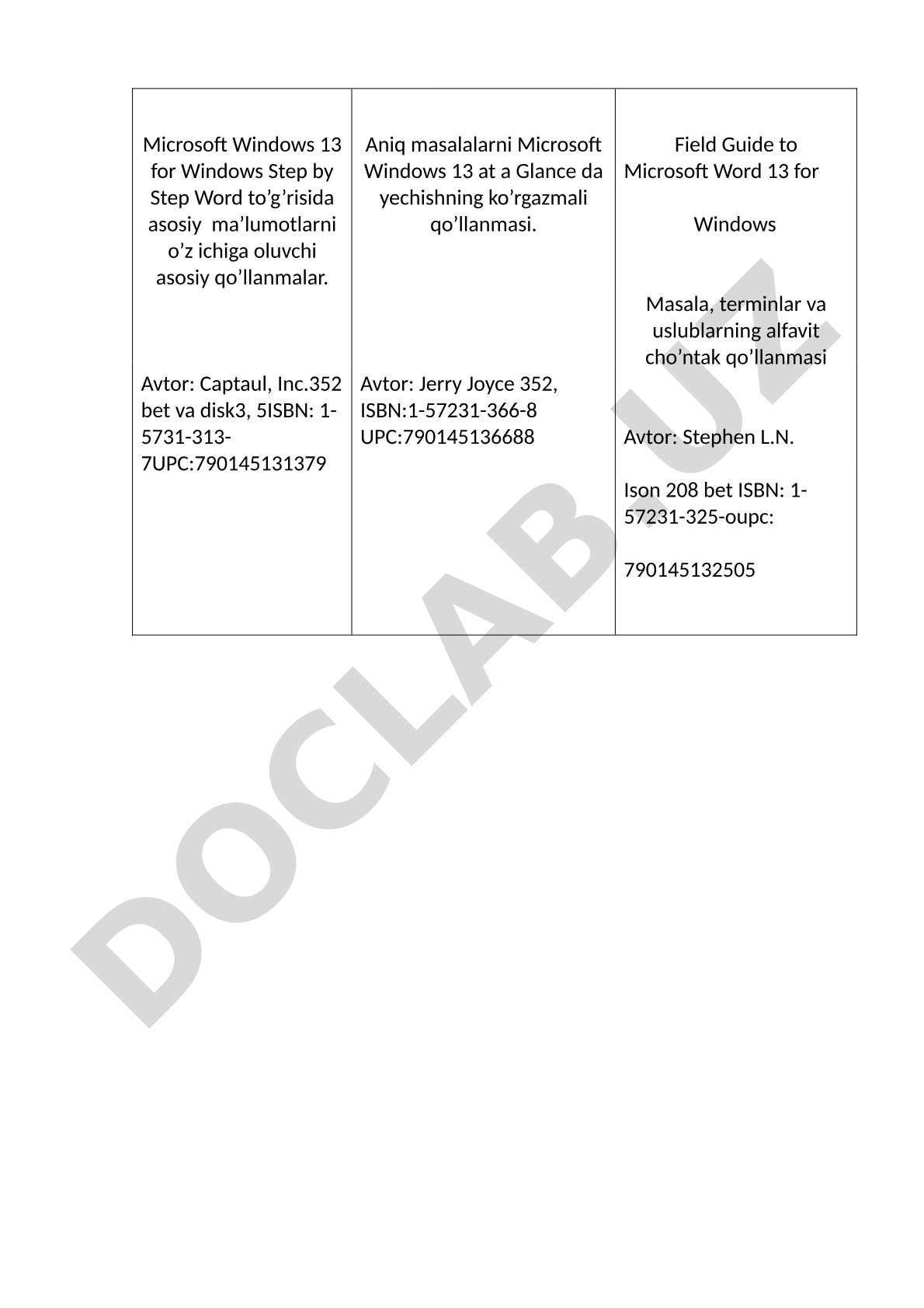 Microsoft Windows 13 for Windows Step by Step Word